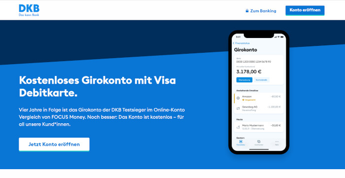 DKB KREDITKARTE: ECHTE VISA KARTE MIT GRATIS-GIROKONTO BEANTRAGEN ...